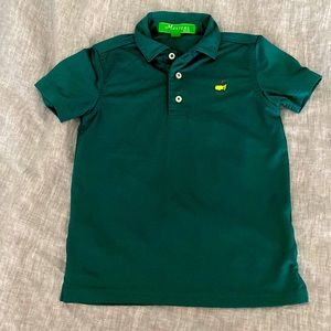 Little Boys size 3T hunter green Masters polo